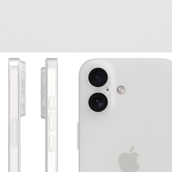 iPhone 16 Hülle – Eleganter Schutz in Milky Transparent