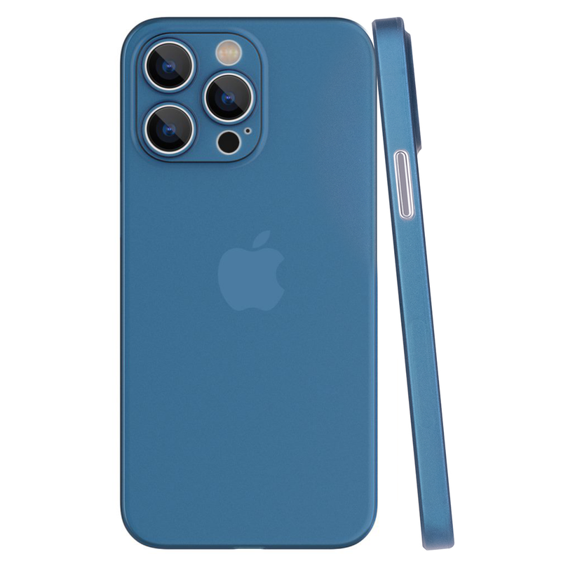 Metallic Blue Ultra Dünne iPhone 15 Pro Hülle - Der Premium Schutz für dein Premium-Gerät!