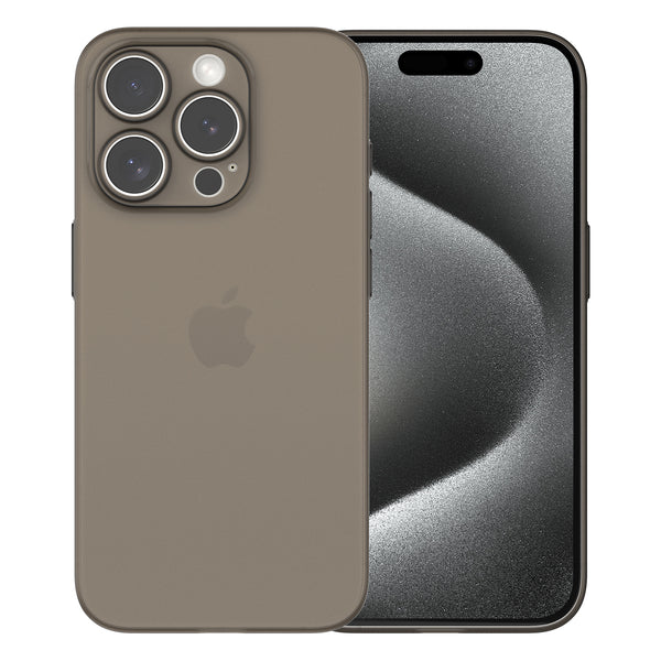 iPhone 16 Pro Hülle ultra dünn - Simple Gray - Schutzhülle