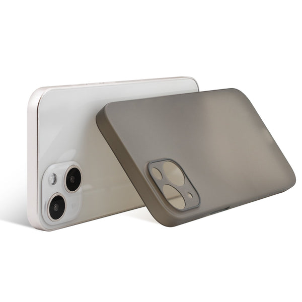 iPhone 15 Ultra Slim Case - Simple Gray - Hülle iPhone