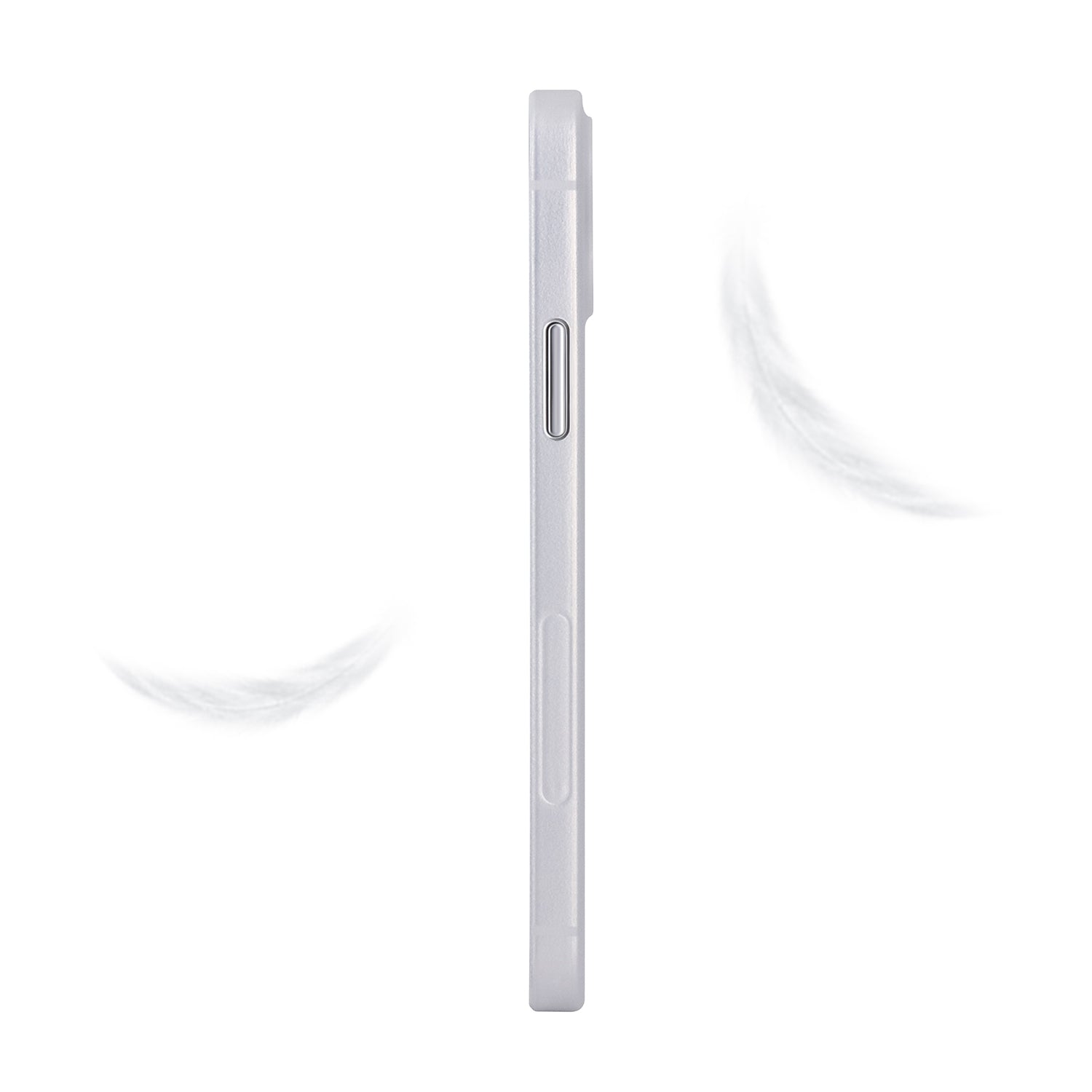 iPhone 12 Pro Ultra Slim Case - Frosted White mit Grip