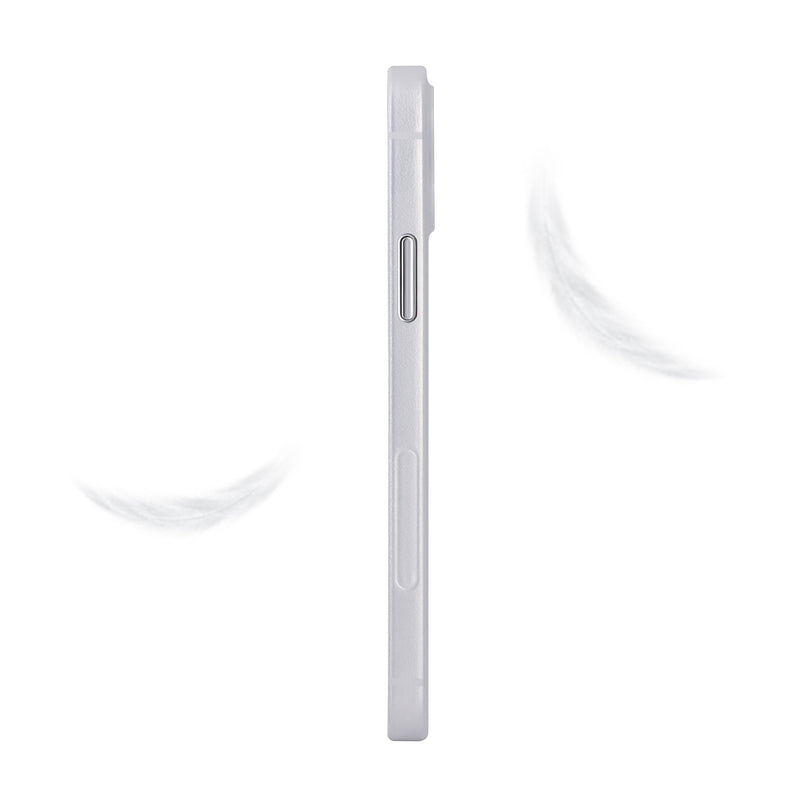 iPhone 12 Pro Max Ultra Slim Case - Frosted White mit Grip