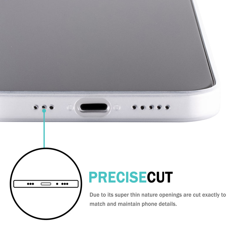 Ultra dünne Silikonhülle iPhone 12 Mini (transparent) 