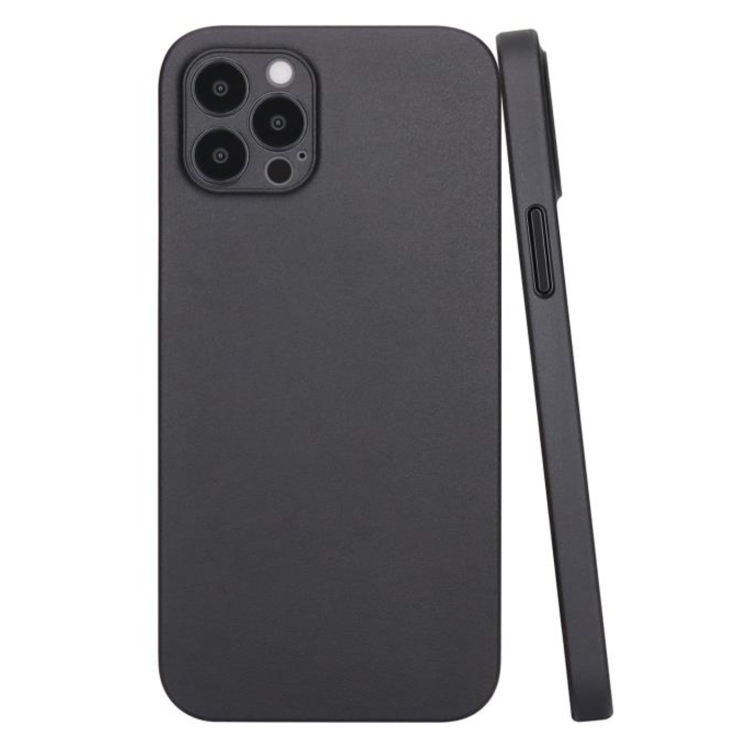 <transcy>iPhone 12 Pro Max Ultra Slim Case - Deep Black</transcy>