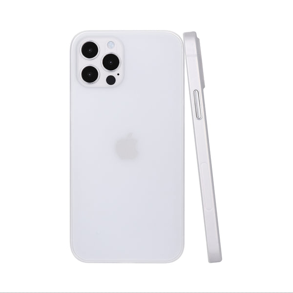 <transcy>iPhone 12 Pro Max Ultra Slim Case - Milky Transparent</transcy>