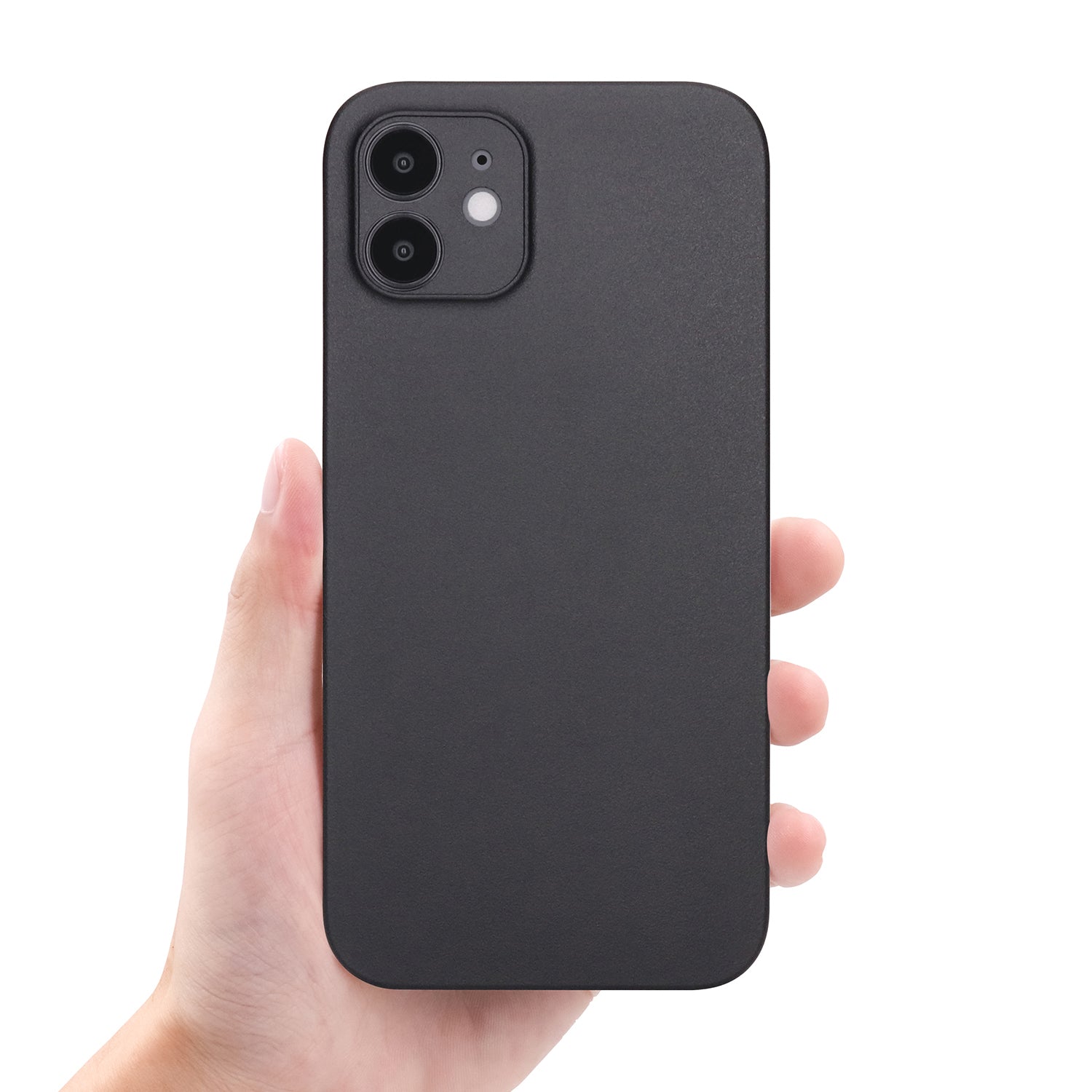 <transcy>iPhone 12 Ultra Slim Case - Deep Black</transcy>