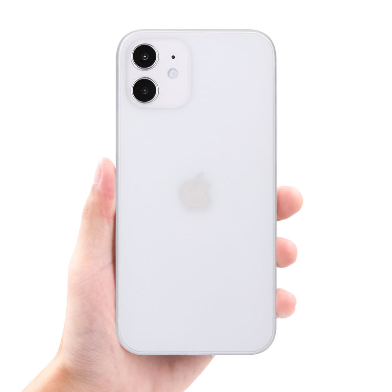 iPhone 12 mini Ultra Slim Case - Frosted White mit Grip