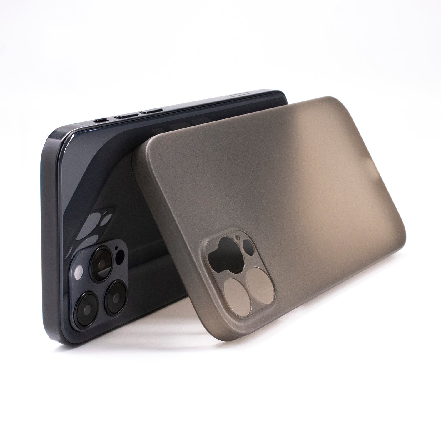 <transcy>iPhone 12 Pro Max Ultra Slim Case - Simple Gray</transcy>