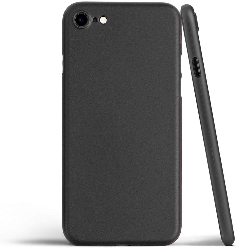 Apple iPhone 7 8 ultra slim Hülle sehr dünn stabil schwarz