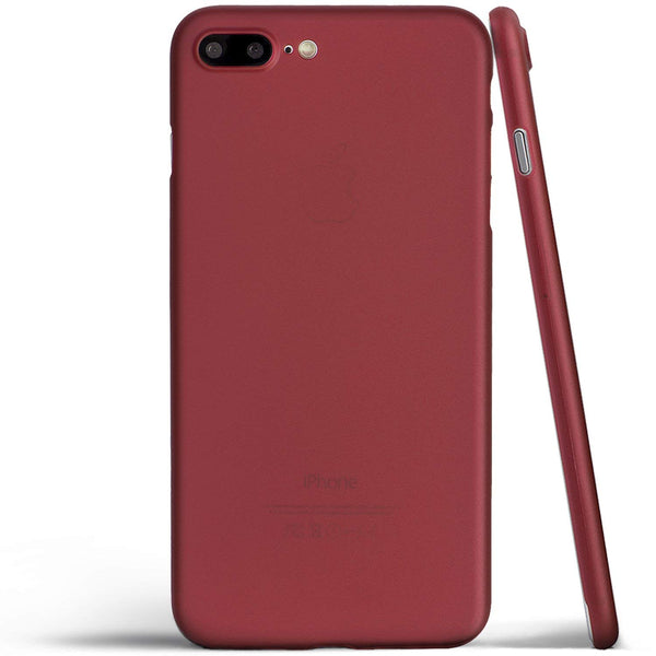 7 Plus hülle in rot für Apple iPhone 8 plus sehr dünn hohe Qualität 