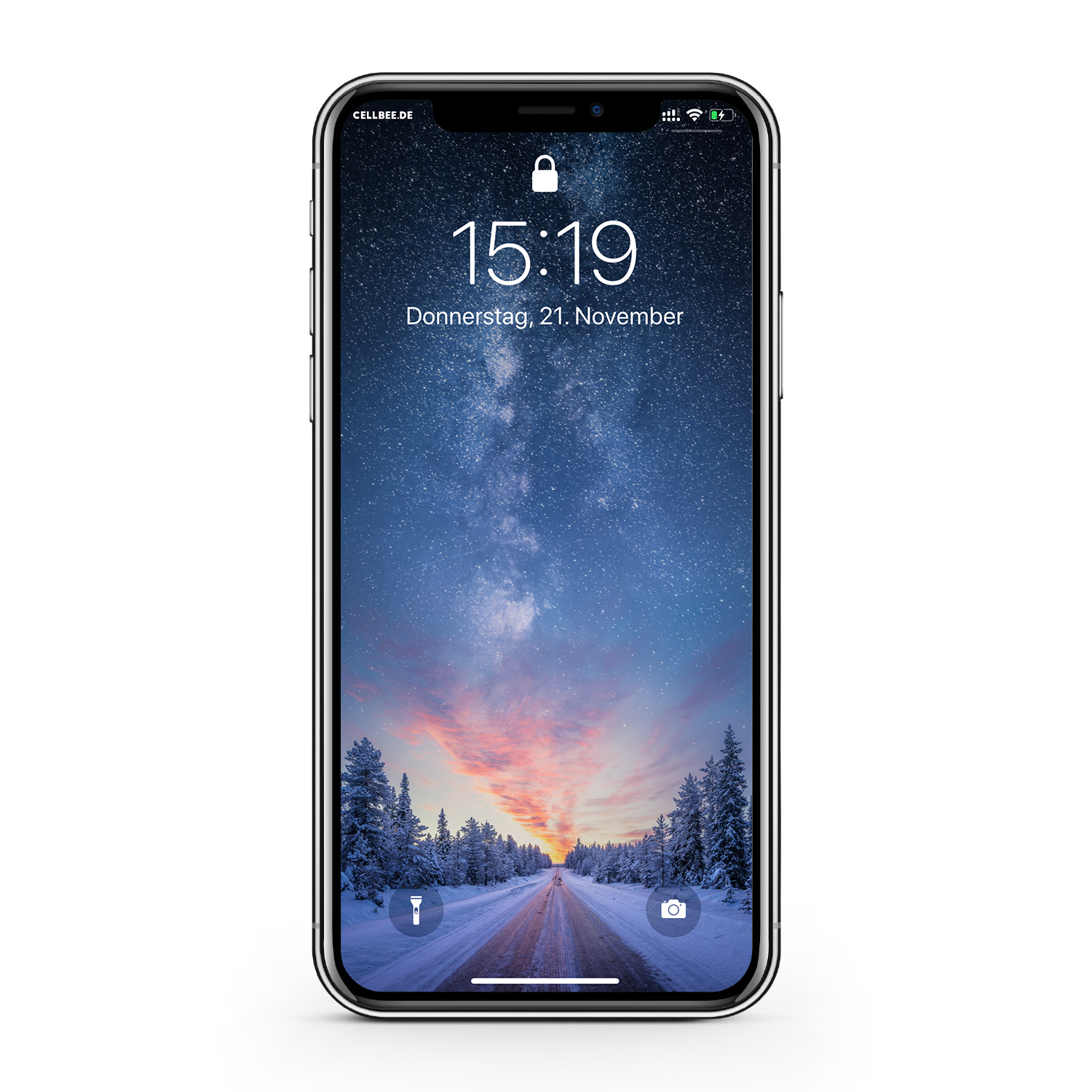 "the Curved" mit Mesh-Cover - iPhone XS Max Displayschutz