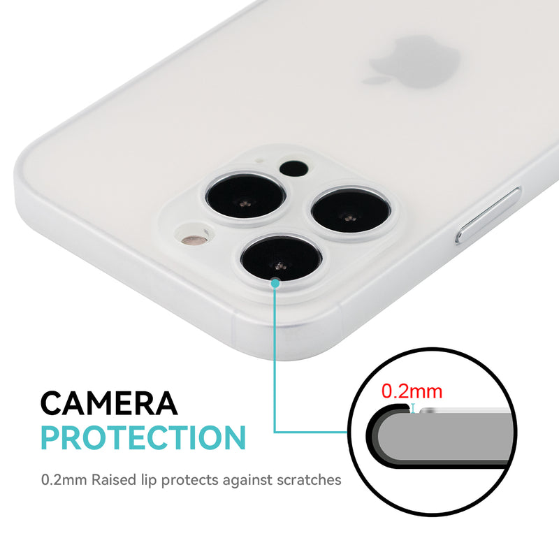 iPhone 13 Pro Ultra Slim Case -  Milky Transparent