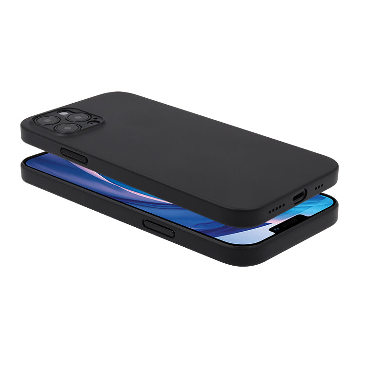 <transcy>iPhone 12 Pro Max Ultra Slim Case - Deep Black</transcy>