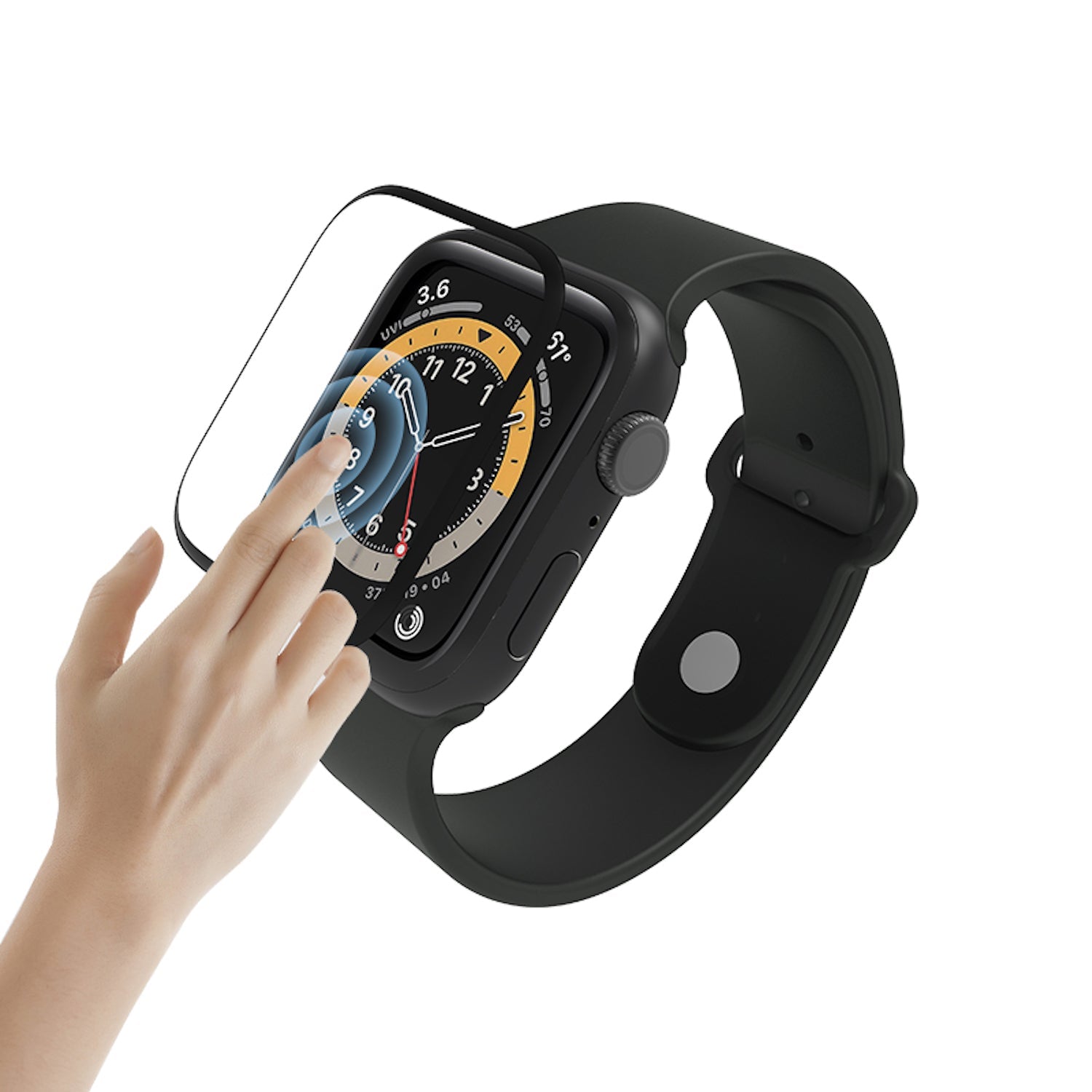 Apple Watch Series 8 Displayschutz vollabdeckend