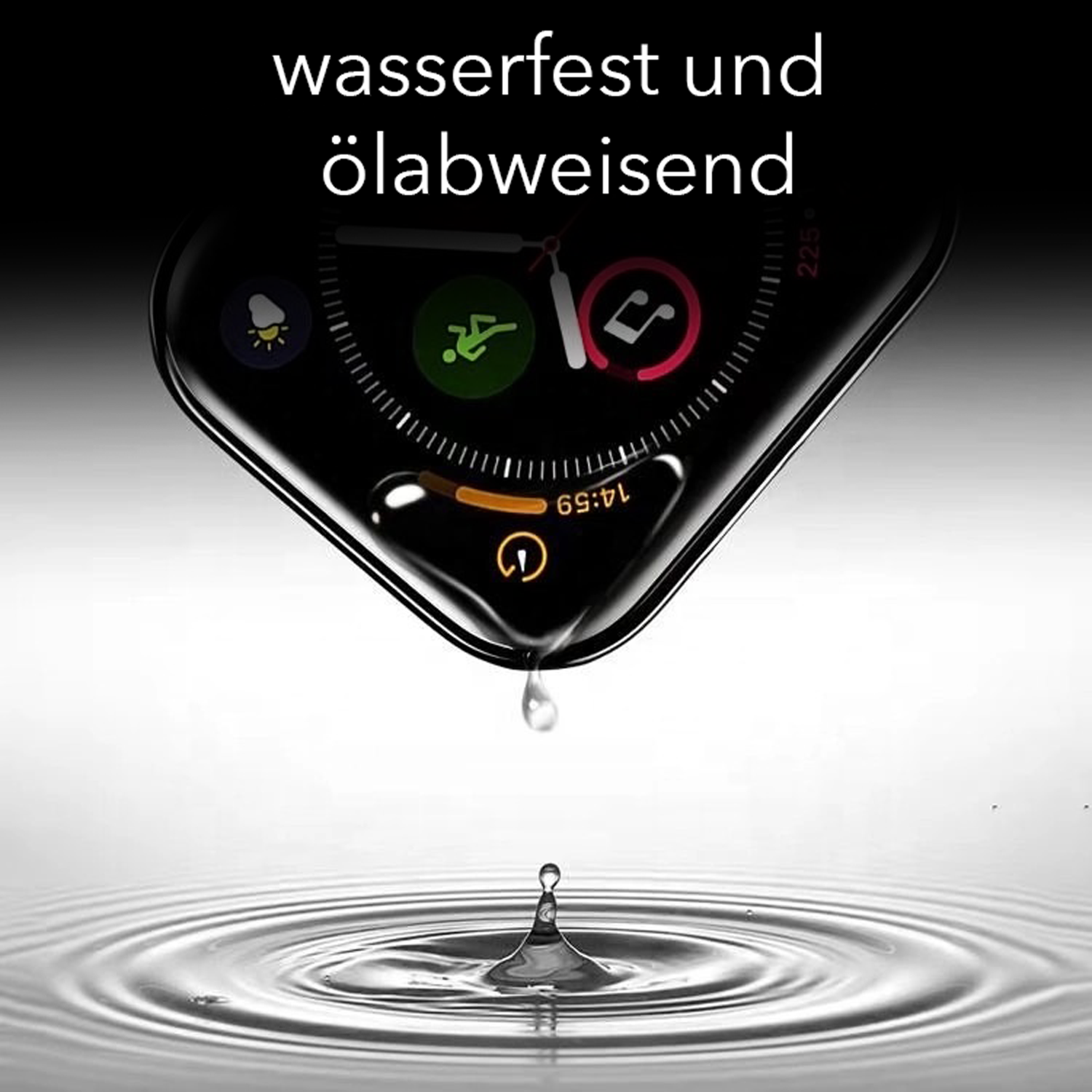 Apple Watch Series 2022 SE - Displayschutz vollabdeckend